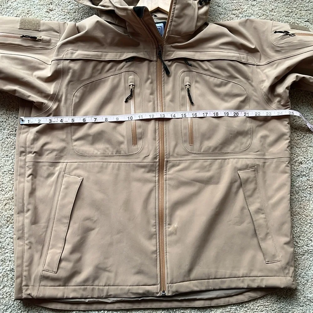 5.11 Tactical Series Tan Performance Jacket with Hood - Picture 13 of 13